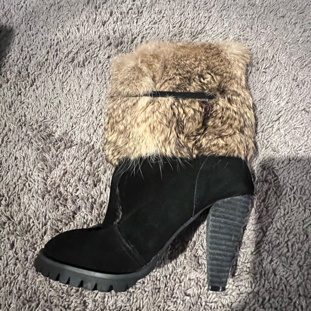Fur Winter Boot (High Heel)